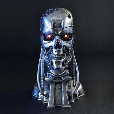 High Definition Bust The Terminator (Film) T-800 Endoskeleton Head