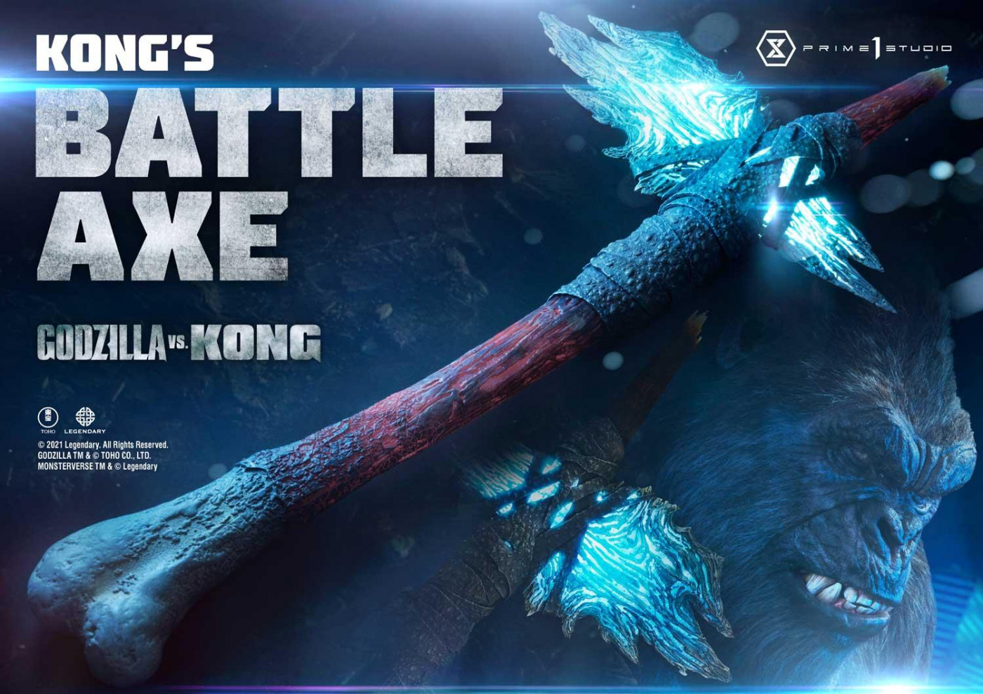 Life Size Godzilla vs Kong Kong's Battle Axe