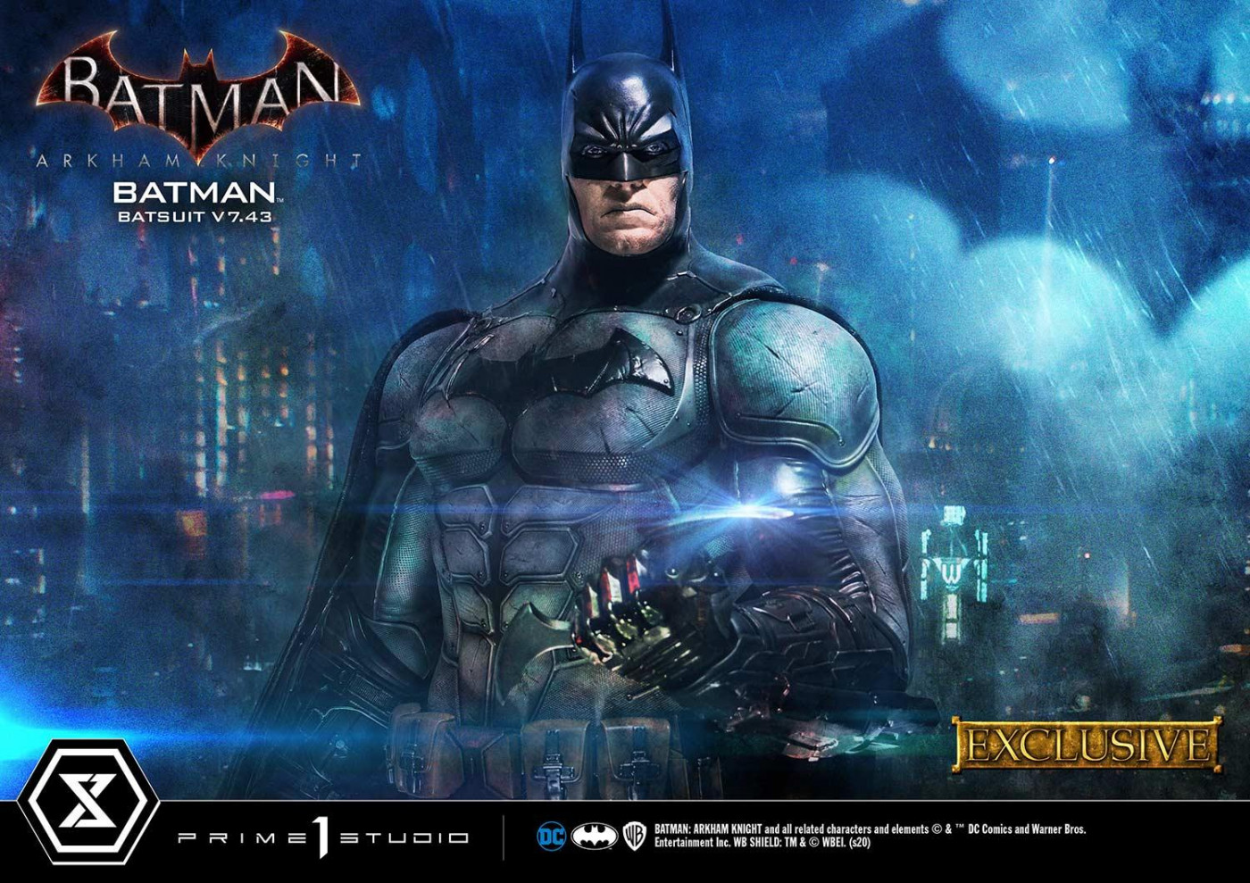 ミュージアムマスターライン バットマン：アーカム・ナイト バットマン V 7.43バットスーツ EX版