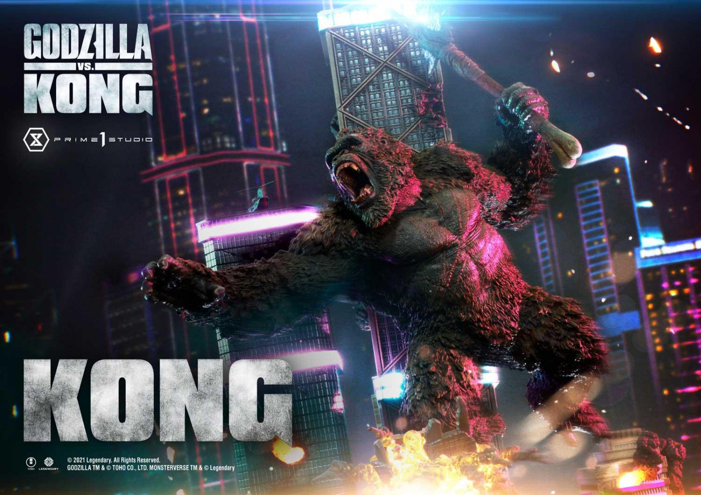 Ultimate Diorama Masterline Godzilla vs Kong Kong Final Battle