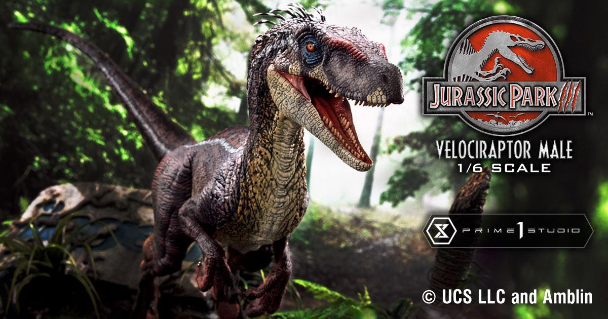 プライム1スタジオ　ジュラシックパーク3 ヴェロキラプトル(雄) ボーナス版 ヴェロキラプトル 雄  | スタチュー | プライム1スタジオ