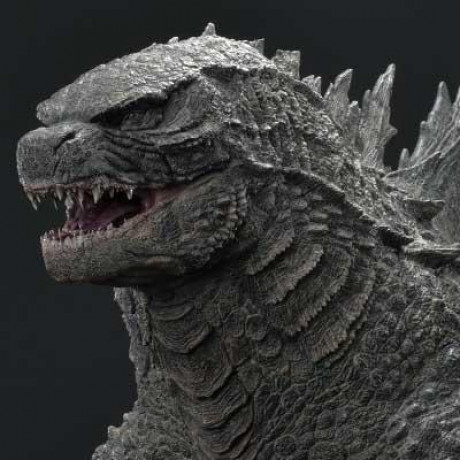Life Size Godzilla vs Kong Godzilla Bust Bonus Version