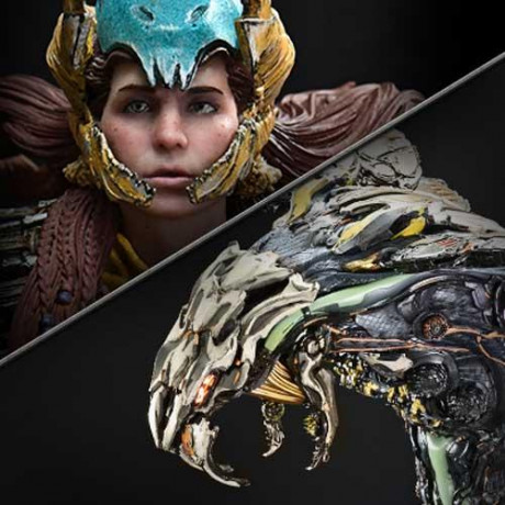 アルティメットジオラママスターライン ホライゾンフォビドゥンウェスト アーロイ VS スリザーファング ボーナス版