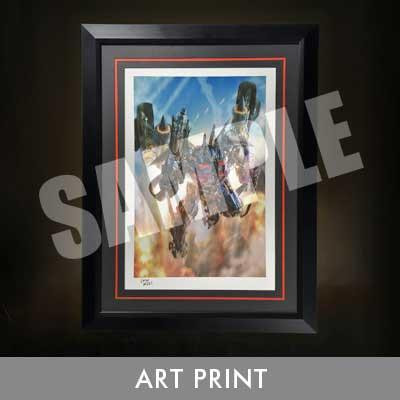 Transformers: Revenge of the Fallen (Film) Jetpower Optimus Prime Art Print