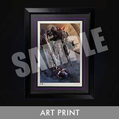 アートプリント　シグネチャー　エディション トランスフォーマー／ダークサイド・ムーン ショックウェーブ