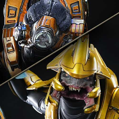 アルティメットプレミアムマスターライン Halo: Campaign Evolved エリート・ジーロット＆グラント・マイナー（コヴナント・アサルト） ボーナス版